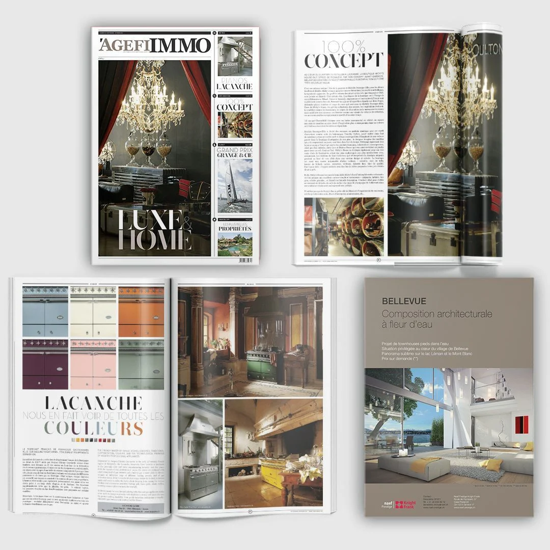 Agefi Immo n°04 — magazine et brochure