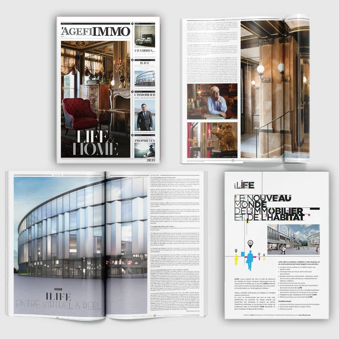 Agefi Immo n°11 — magazine et brochure
