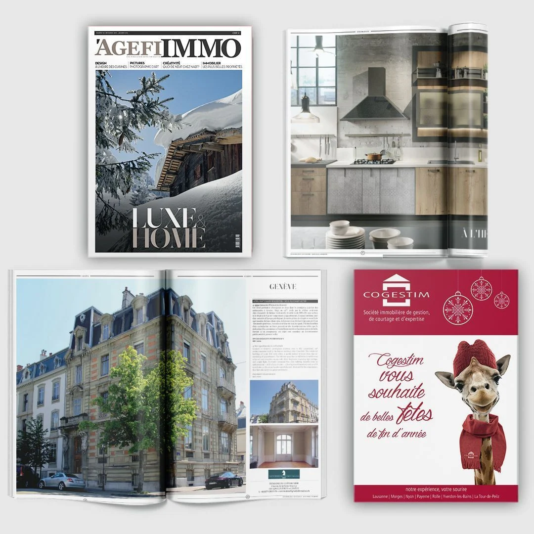 Agefi Immo n°18 — magazine et brochure