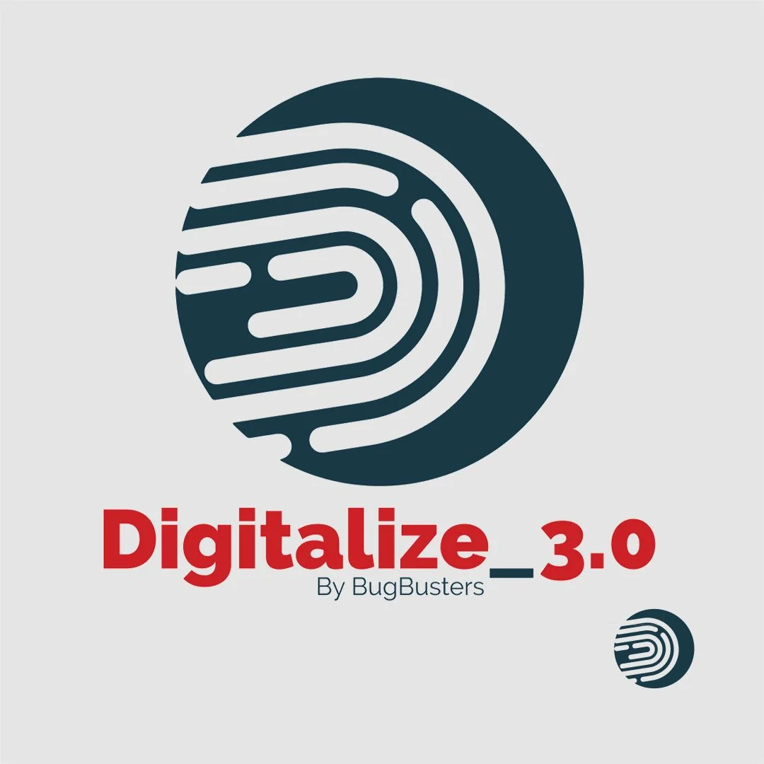 BUGBUSTERS DIGITALIZE — création de logo