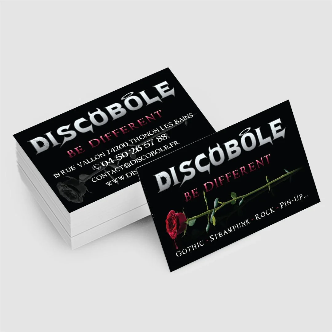 DISCOBOLE — carte de visite