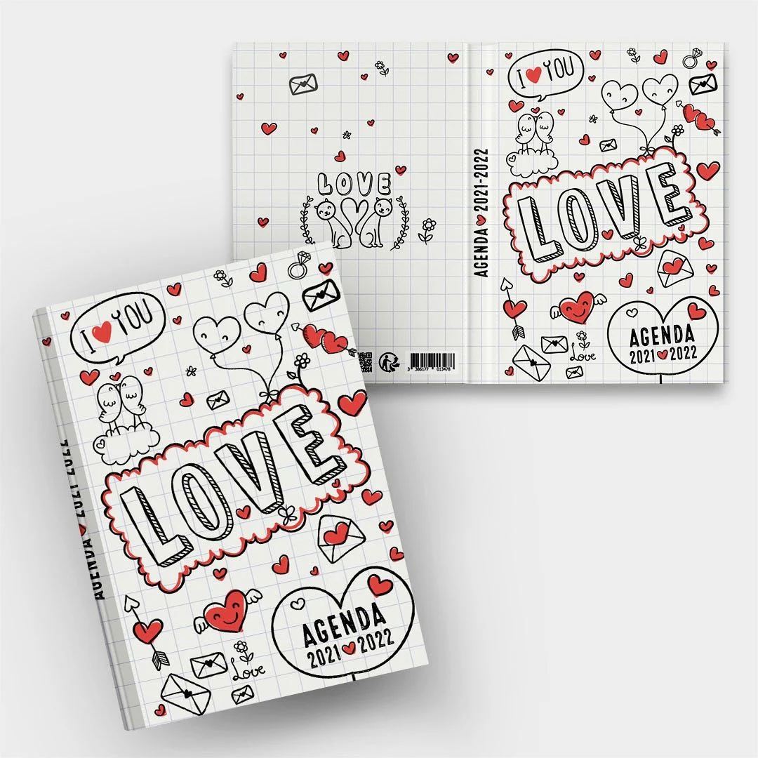 ILOVE cahier ecole — couverture