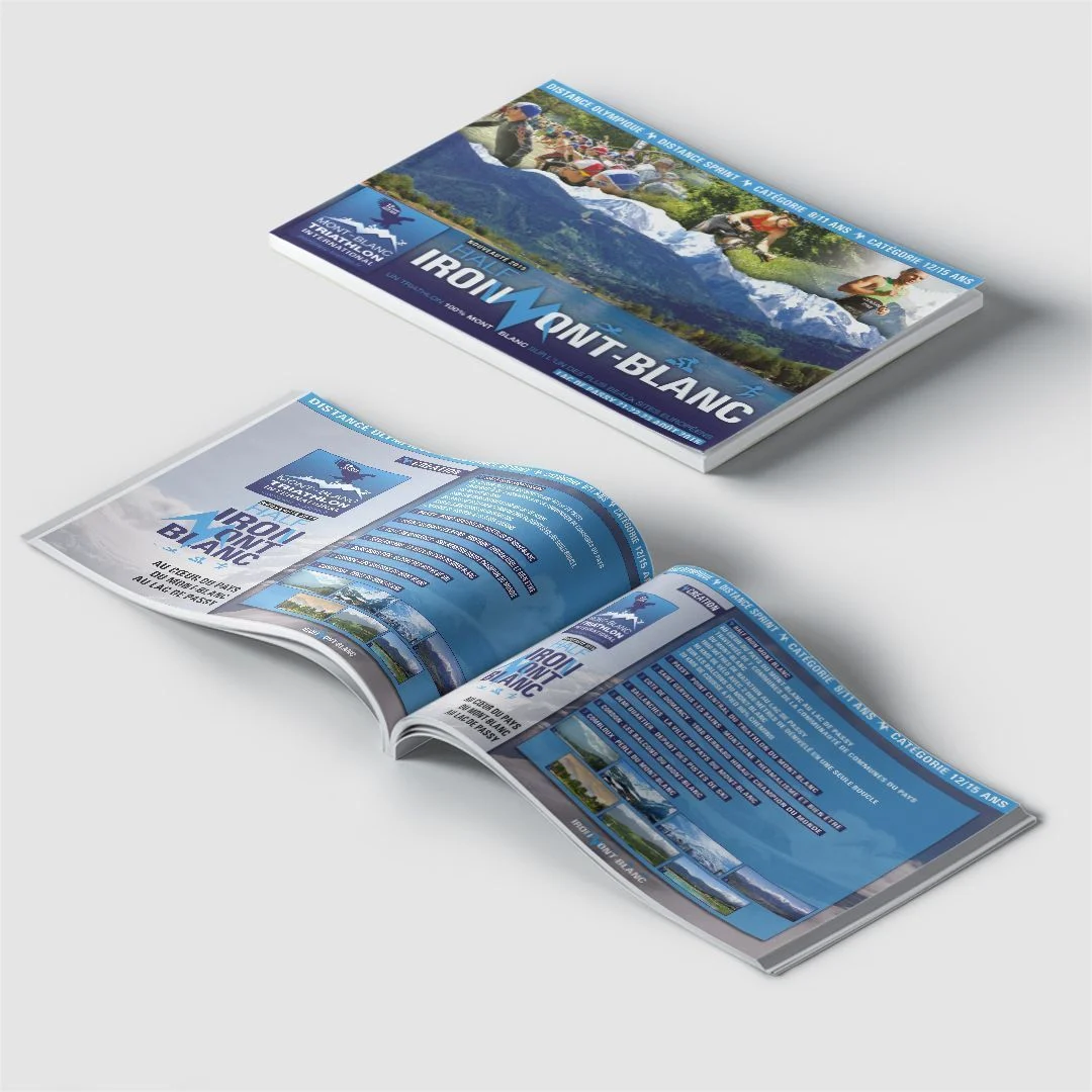 IRON MONT BLANC — magazine et brochure