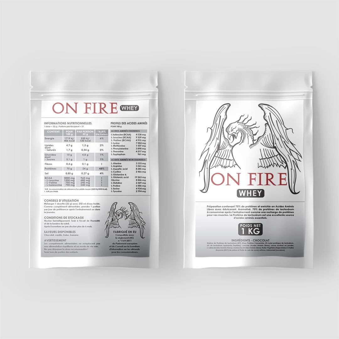 ON FIRE — packaging