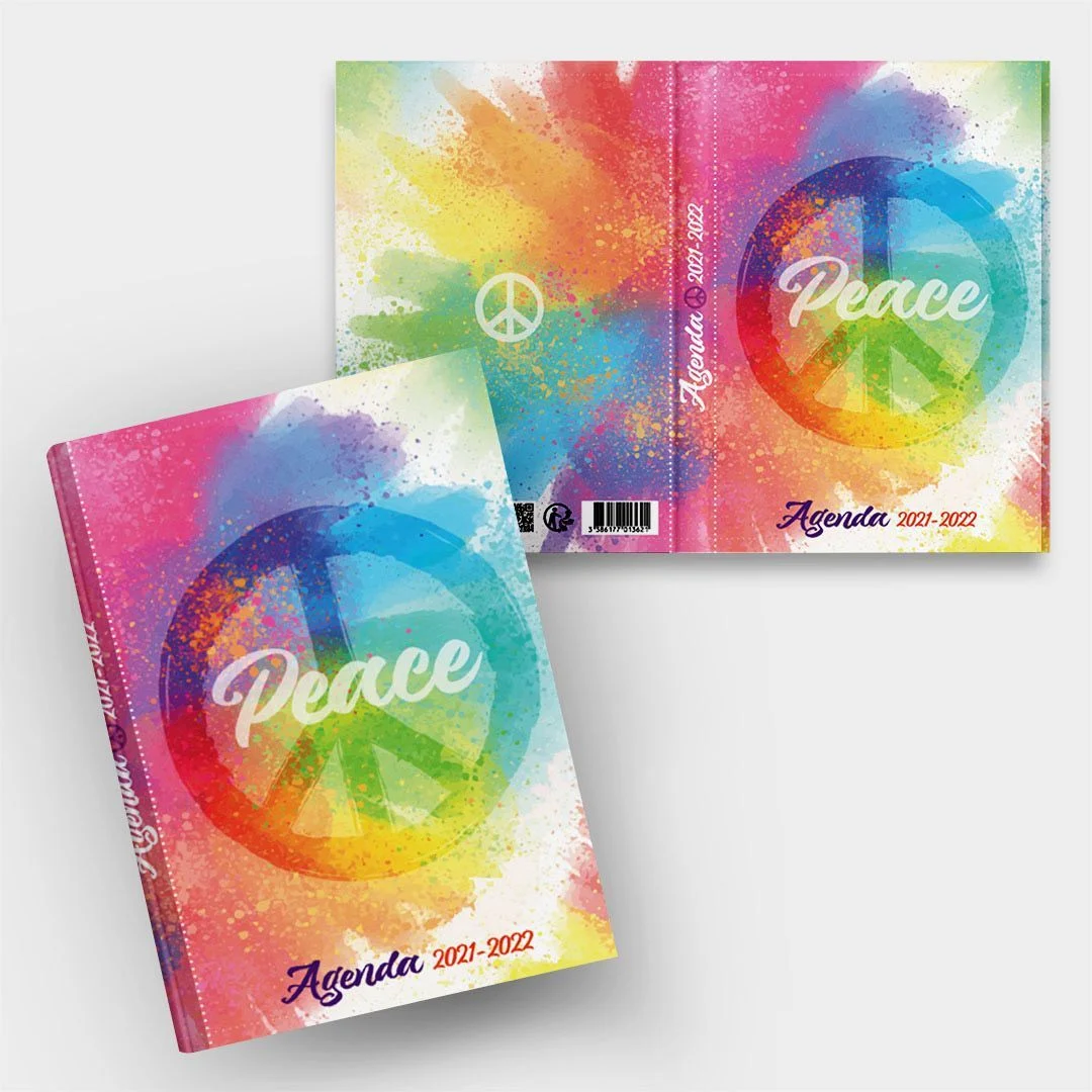 PEACE LOVE montage watercolor — couverture