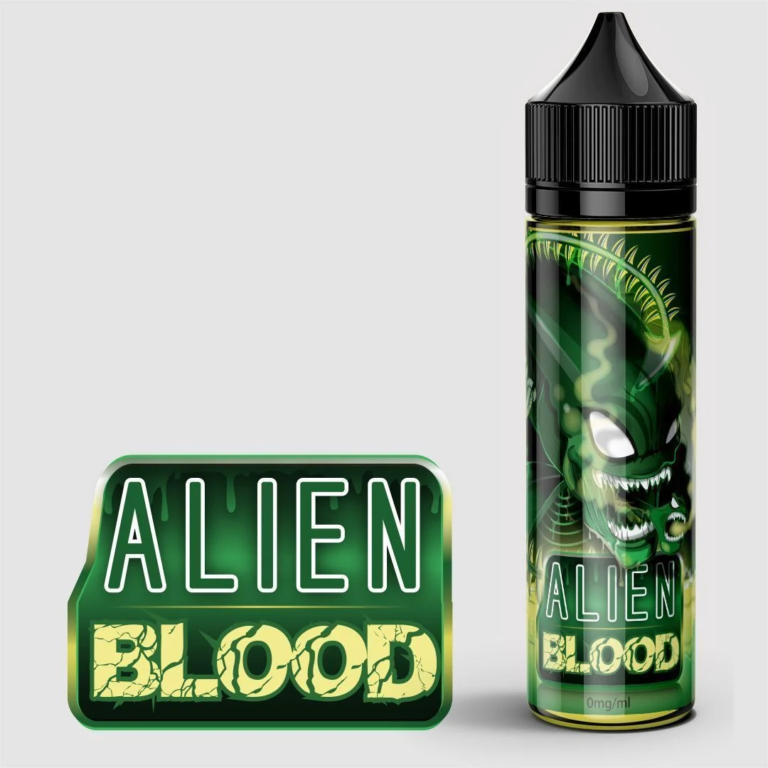 alien blood — packaging