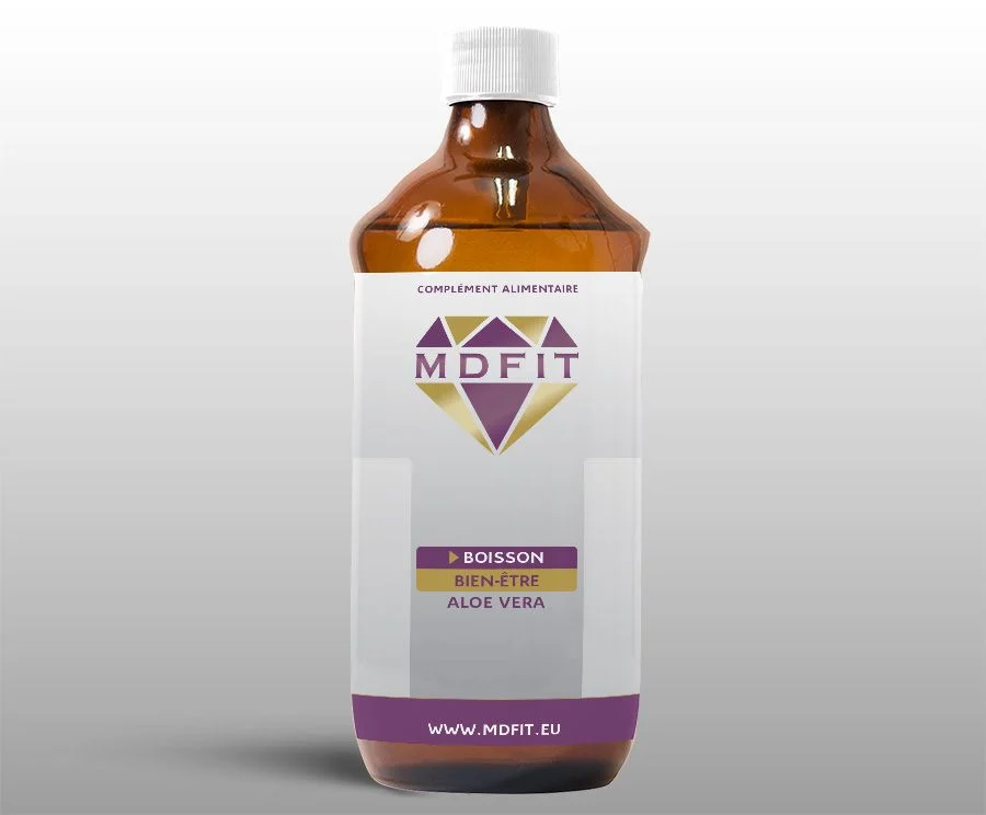 mdfit boisson aloe vera — packaging