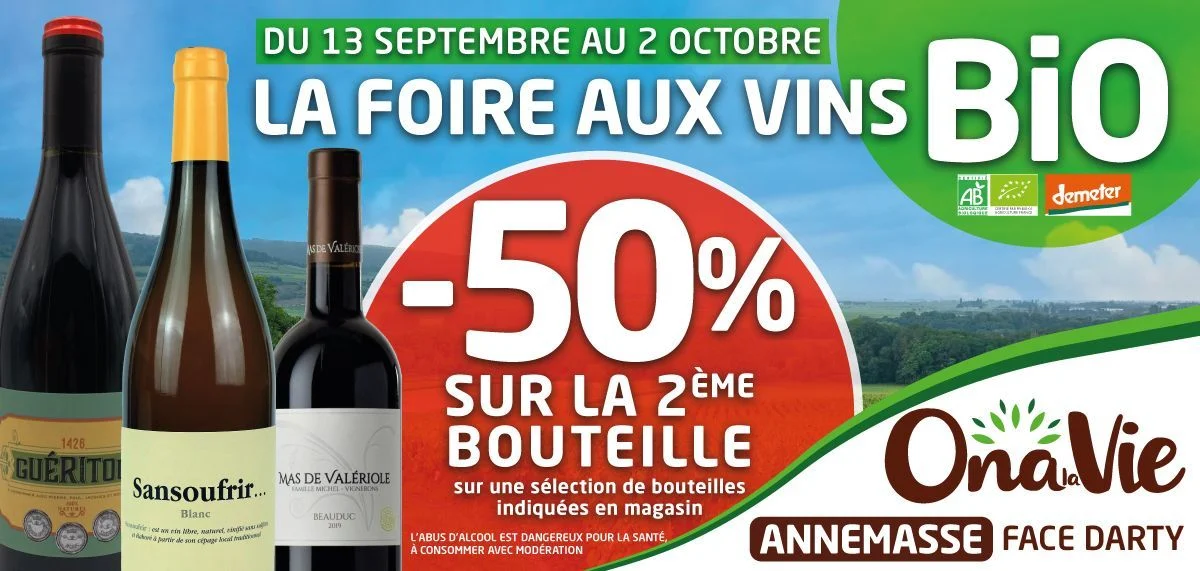 onalavie campagne foireauxvins format city — affiche