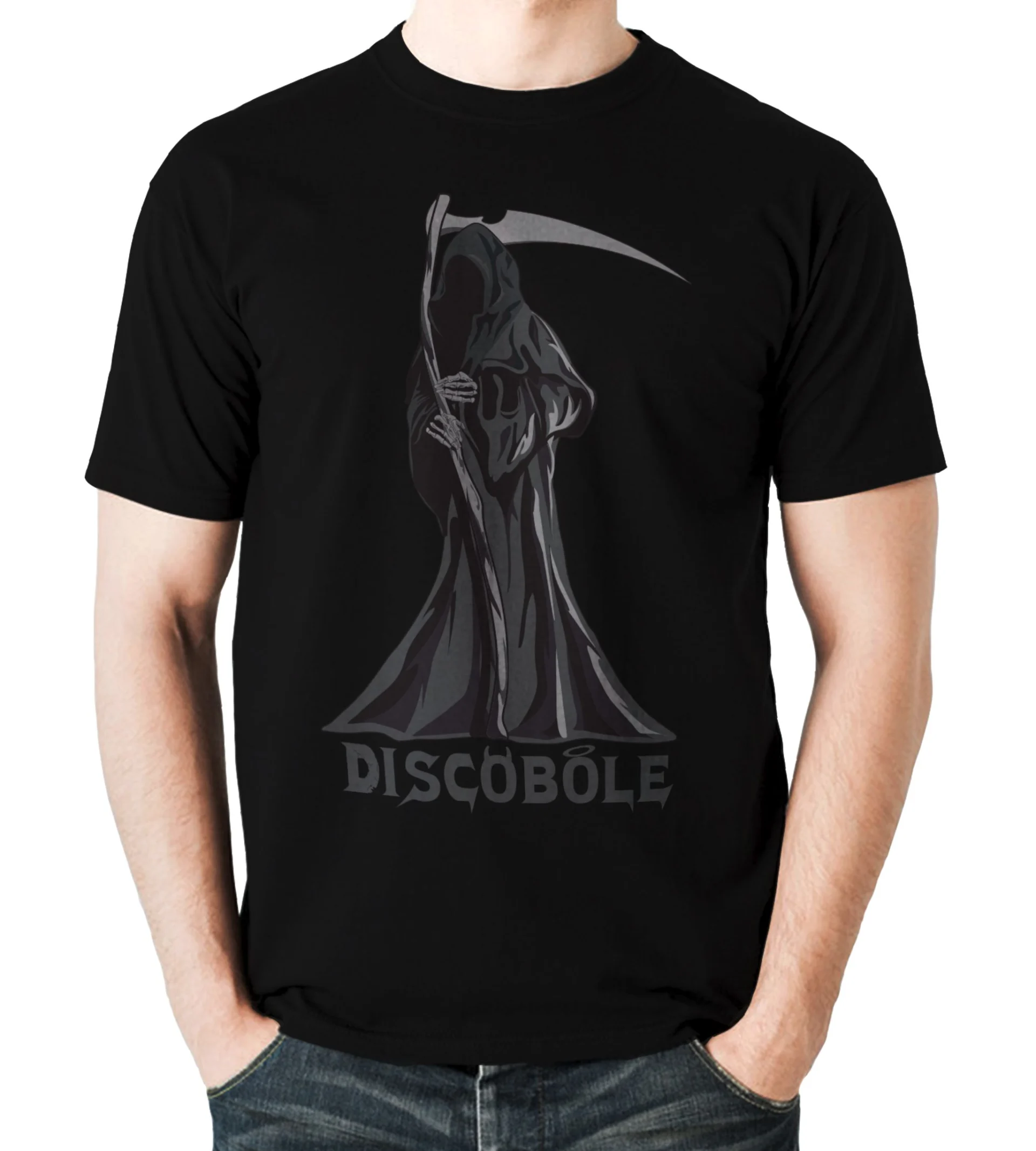 discobole faucheuse t shirt — sérigraphie