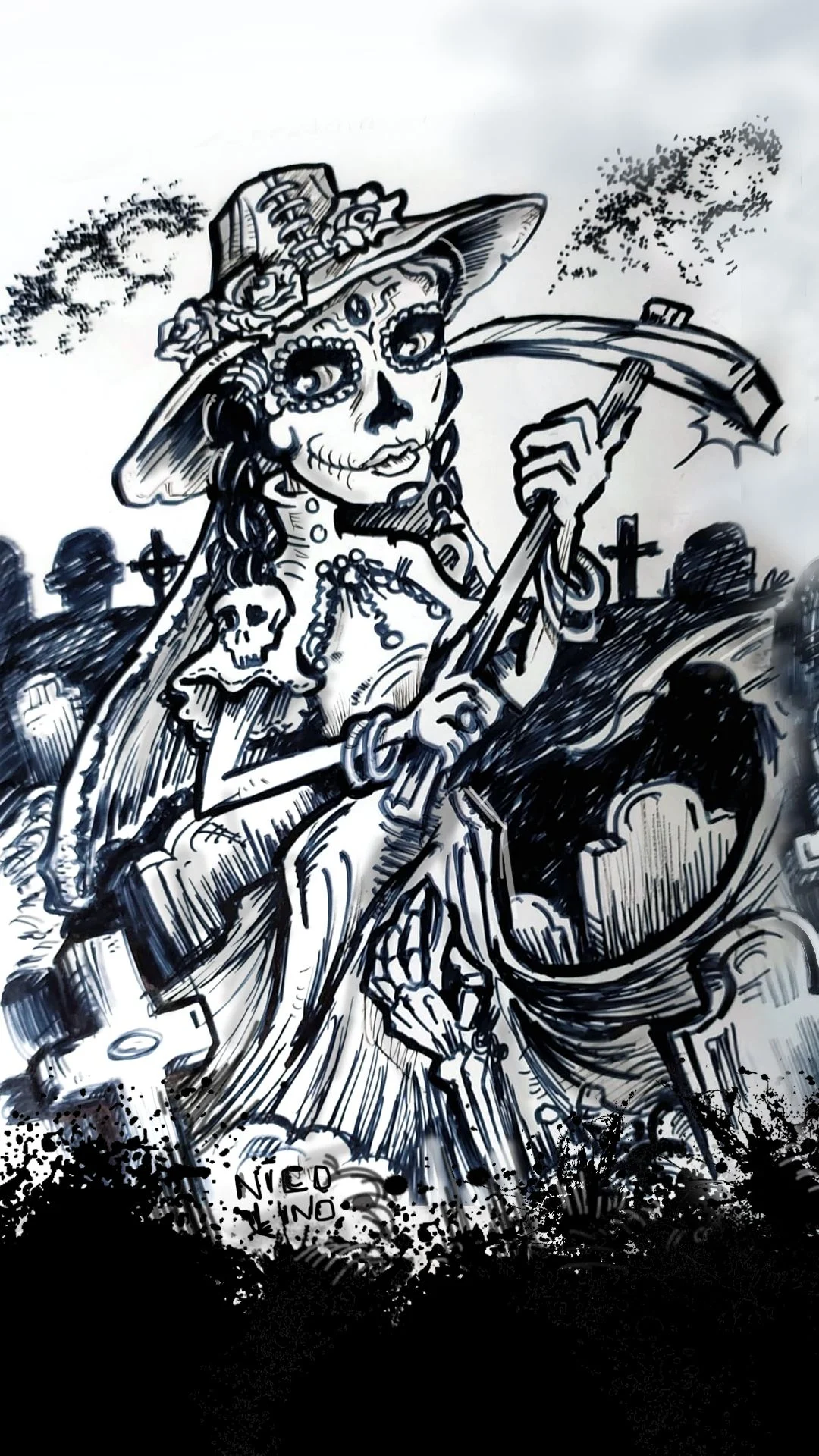 inktober 2020 DIG story — illustration Inktober