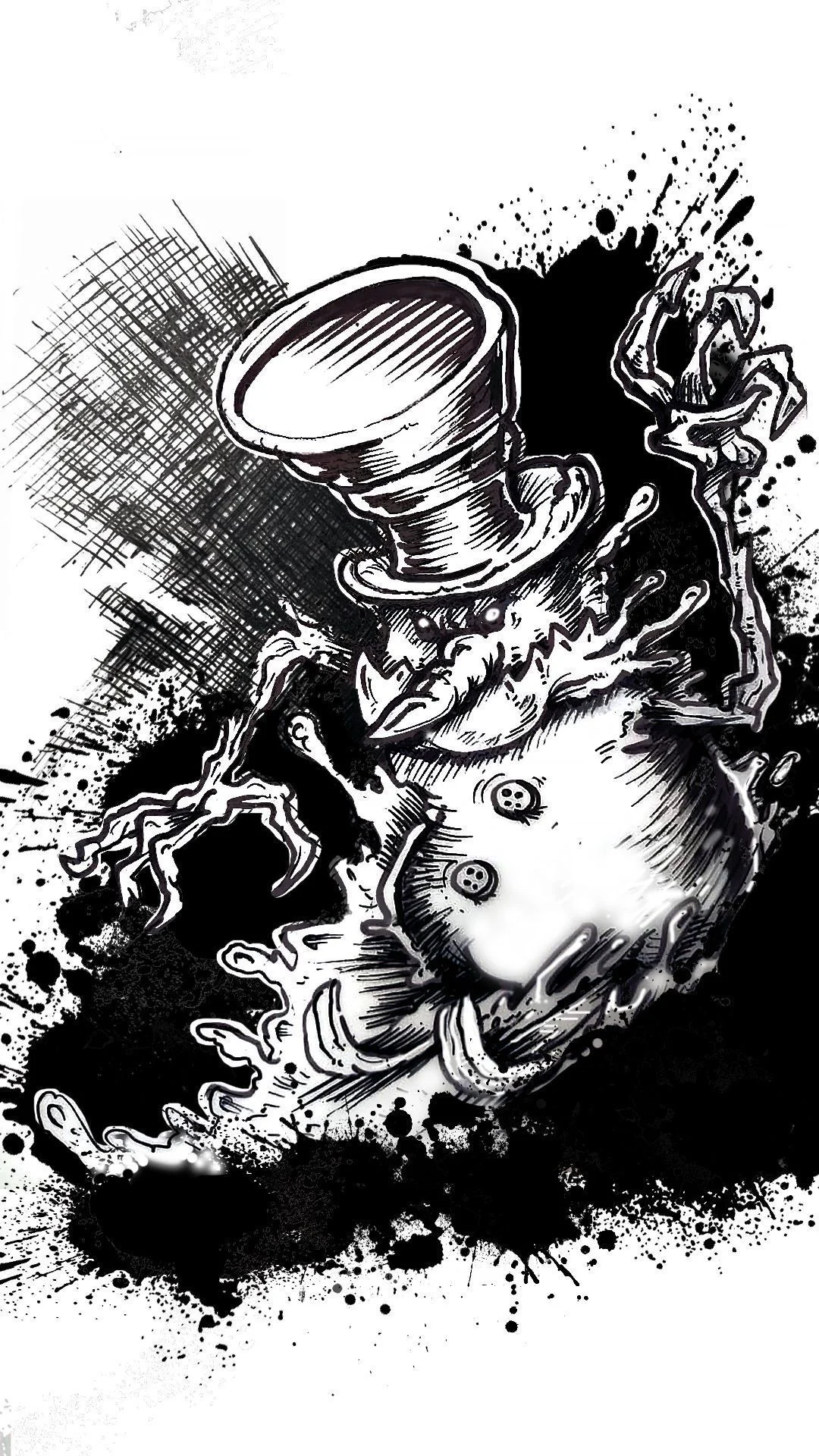 inktober 2020 SLIPPERY story — illustration Inktober