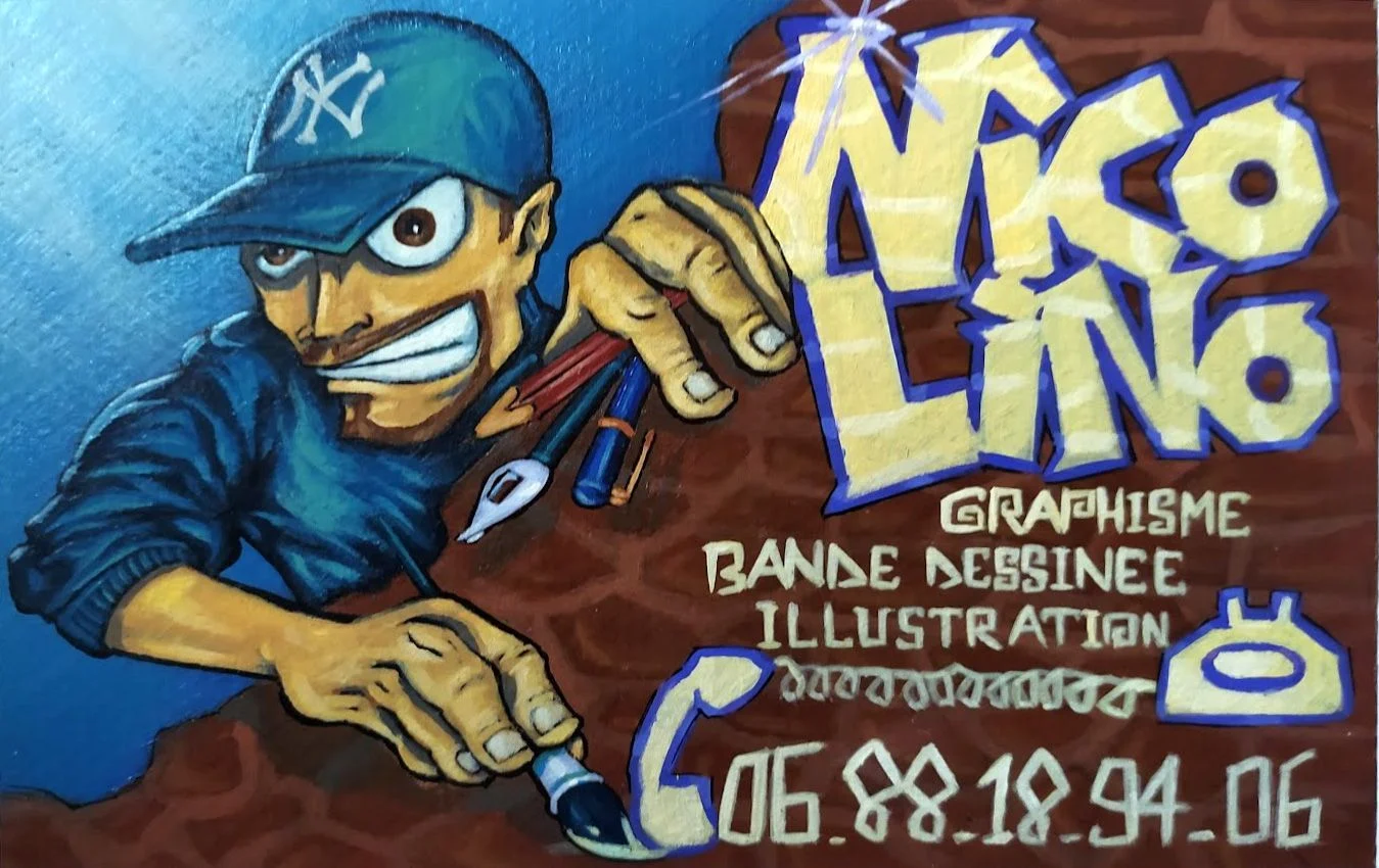Déclinaison illustrée de l’identité Nico & Lino